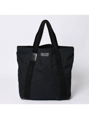 Gucci Tote Bag GG Canvas Black